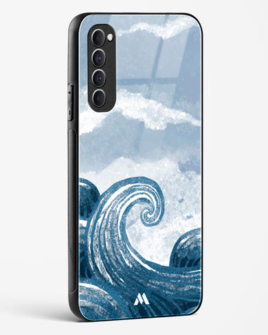 Making Waves Glass Case Phone Cover (Oppo)