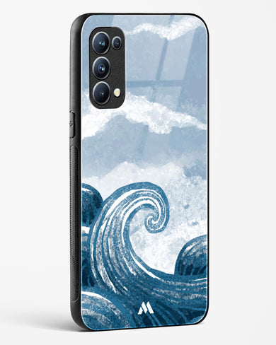 Making Waves Glass Case Phone Cover (Oppo)