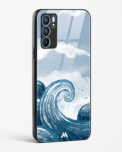 Making Waves Glass Case Phone Cover (Oppo)