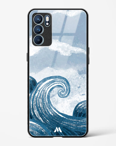 Making Waves Glass Case Phone Cover (Oppo)