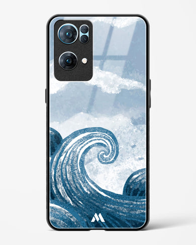 Making Waves Glass Case Phone Cover (Oppo)