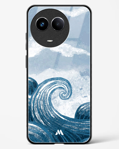 Making Waves Glass Case Phone Cover-(Realme)