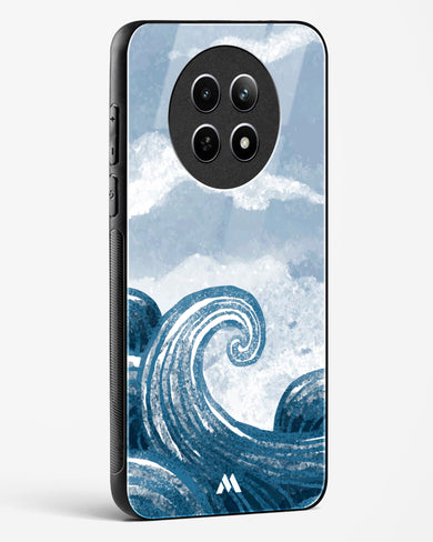 Making Waves Glass Case Phone Cover (Realme)