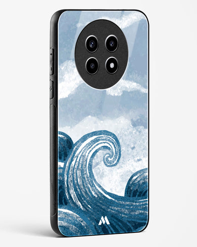 Making Waves Glass Case Phone Cover (Realme)