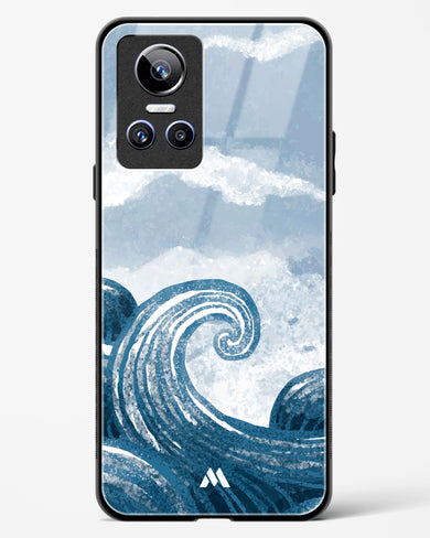 Making Waves Glass Case Phone Cover (Realme)