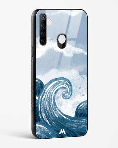 Making Waves Glass Case Phone Cover (Realme)