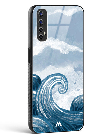 Making Waves Glass Case Phone Cover (Realme)