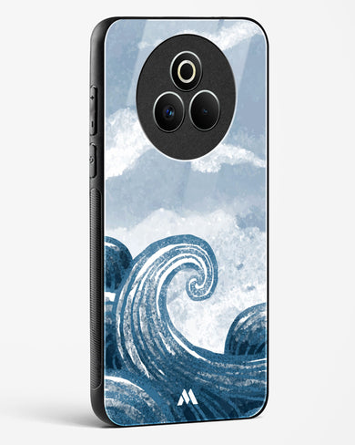 Making Waves Glass Case Phone Cover (Realme)