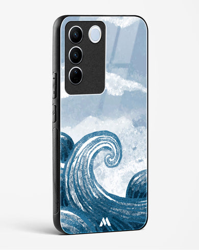 Making Waves Glass Case Phone Cover-(Vivo)