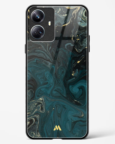 Redis Green Marble Glass Case Phone Cover (Realme)