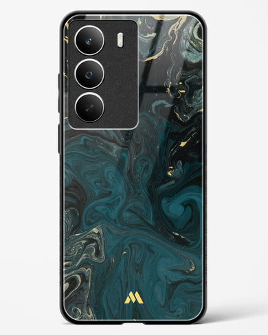 Redis Green Marble Glass Case Phone Cover (Realme)