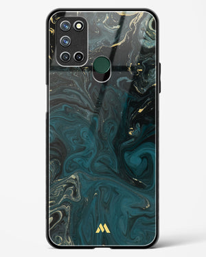 Redis Green Marble Glass Case Phone Cover (Realme)
