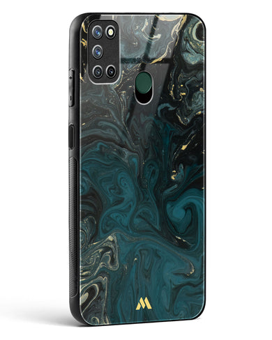 Redis Green Marble Glass Case Phone Cover (Realme)