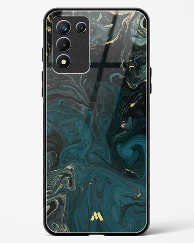 Redis Green Marble Glass Case Phone Cover (Realme)