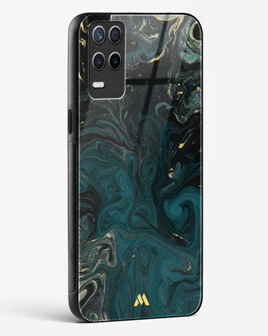 Redis Green Marble Glass Case Phone Cover (Realme)