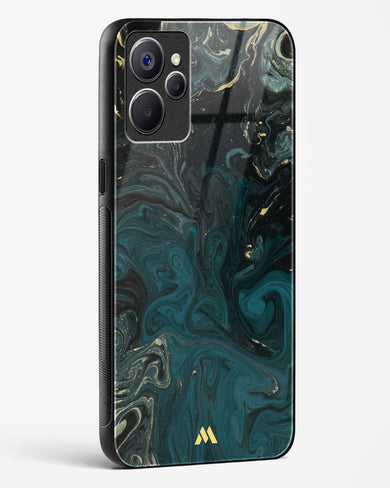 Redis Green Marble Glass Case Phone Cover (Realme)