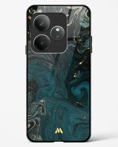 Redis Green Marble Glass Case Phone Cover (Realme)