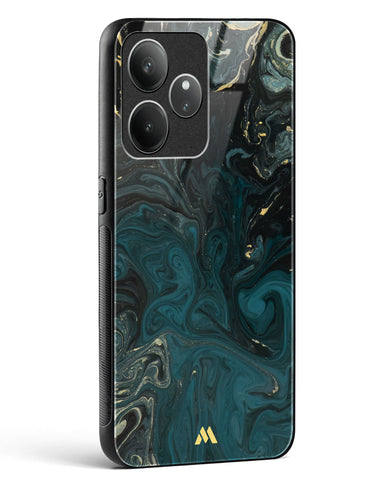 Redis Green Marble Glass Case Phone Cover (Realme)