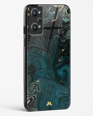 Redis Green Marble Glass Case Phone Cover (Realme)