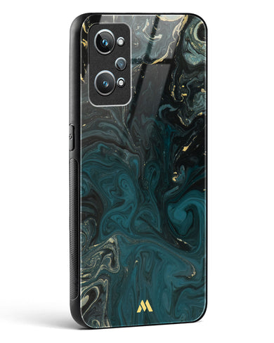 Redis Green Marble Glass Case Phone Cover (Realme)