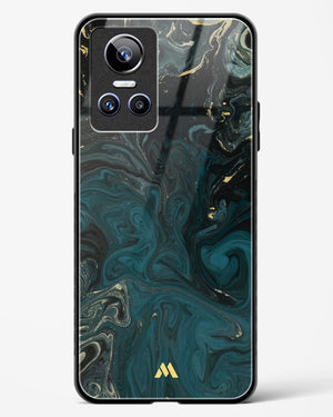 Redis Green Marble Glass Case Phone Cover (Realme)