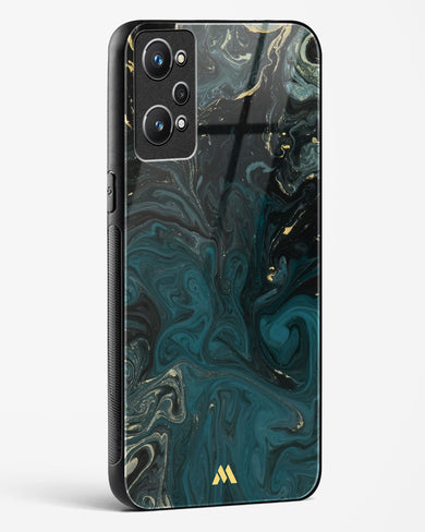 Redis Green Marble Glass Case Phone Cover (Realme)