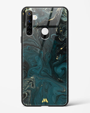 Redis Green Marble Glass Case Phone Cover-(Realme)