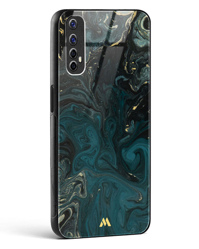 Redis Green Marble Glass Case Phone Cover (Realme)