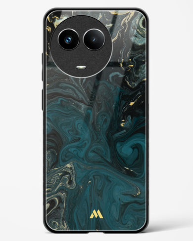 Redis Green Marble Glass Case Phone Cover (Realme)