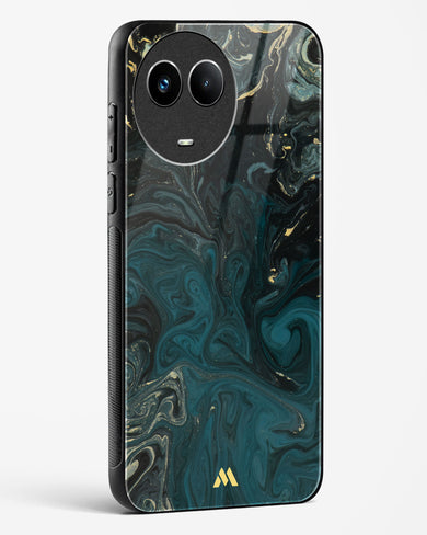 Redis Green Marble Glass Case Phone Cover (Realme)