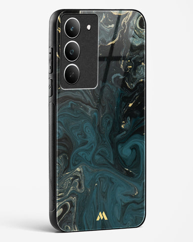 Redis Green Marble Glass Case Phone Cover (Realme)