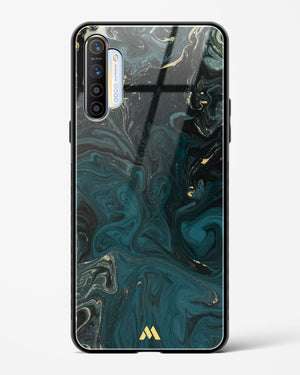 Redis Green Marble Glass Case Phone Cover (Realme)