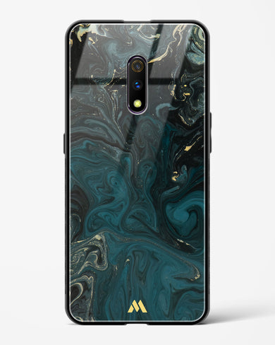 Redis Green Marble Glass Case Phone Cover (Realme)