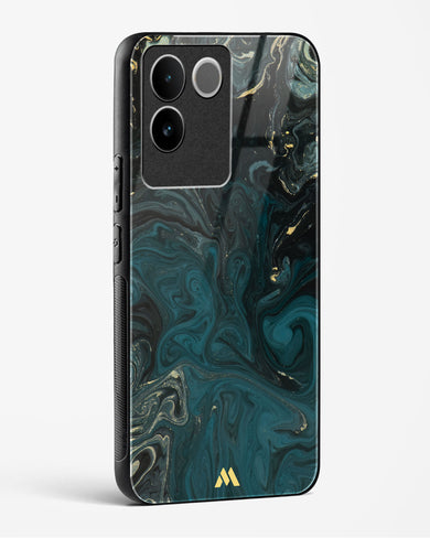 Redis Green Marble Glass Case Phone Cover-(Vivo)