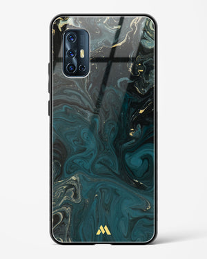 Redis Green Marble Glass Case Phone Cover (Vivo)