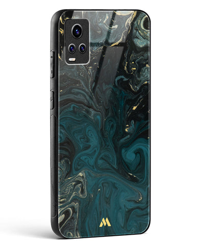 Redis Green Marble Glass Case Phone Cover-(Vivo)