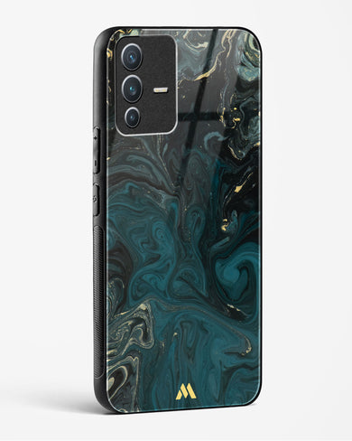 Redis Green Marble Glass Case Phone Cover-(Vivo)