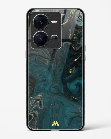 Redis Green Marble Glass Case Phone Cover-(Vivo)