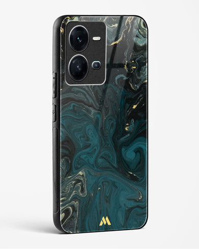 Redis Green Marble Glass Case Phone Cover-(Vivo)