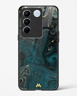 Redis Green Marble Glass Case Phone Cover-(Vivo)