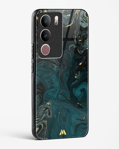 Redis Green Marble Glass Case Phone Cover (Vivo)