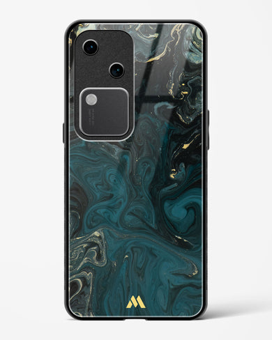 Redis Green Marble Glass Case Phone Cover (Vivo)