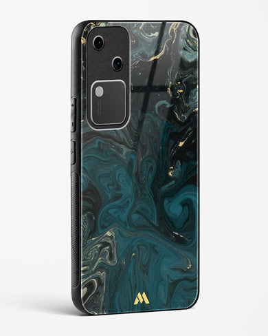 Redis Green Marble Glass Case Phone Cover (Vivo)