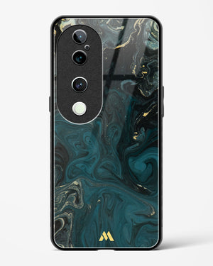 Redis Green Marble Glass Case Phone Cover (Vivo)
