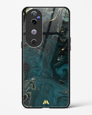 Redis Green Marble Glass Case Phone Cover (Vivo)