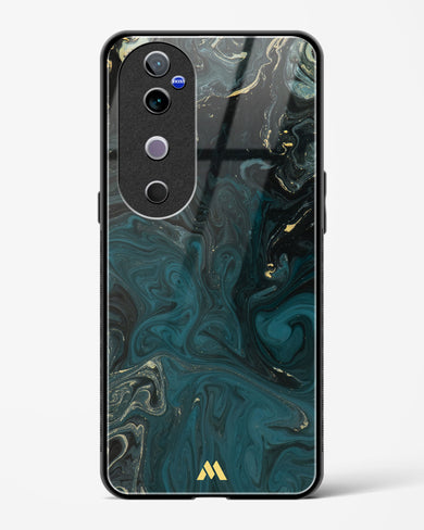 Redis Green Marble Glass Case Phone Cover (Vivo)