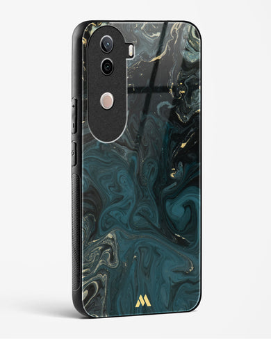 Redis Green Marble Glass Case Phone Cover (Vivo)