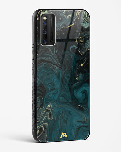 Redis Green Marble Glass Case Phone Cover-(Vivo)