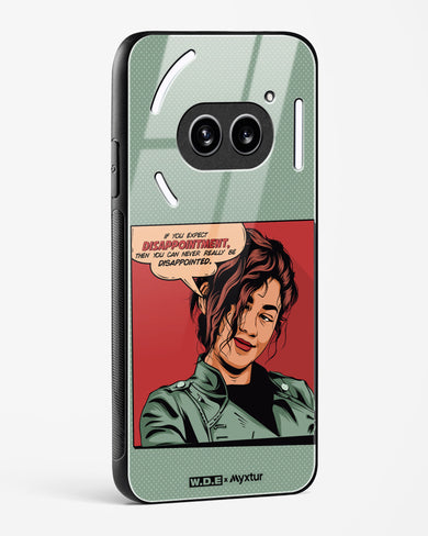 Zendaya Quote [WDE] Glass Case Phone Cover (Nothing)