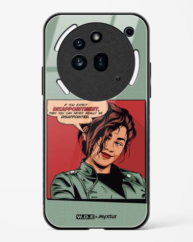 Zendaya Quote [WDE] Glass Case Phone Cover (Nothing)